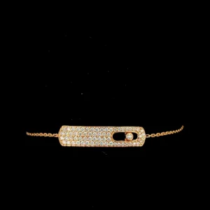Modern Diamond Bar Bracelet