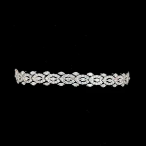Marquise Diamond Vine Bracelet in White Gold