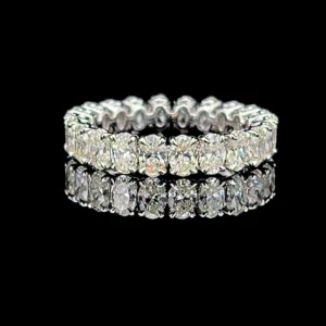 Classic Round Brilliant-Cut Diamond Eternity Band