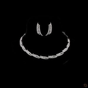 Feather Diamond Necklace
