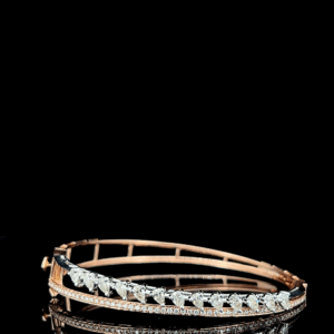 Two-Tone Pear Diamond Bracelet