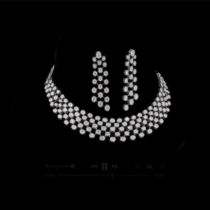 Radiant Diamond Cluster Choker