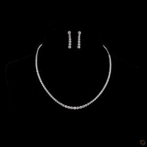 timeless diamond tennis necklace